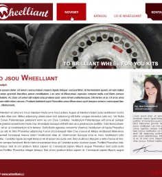Grafický návrh webu Wheelliant